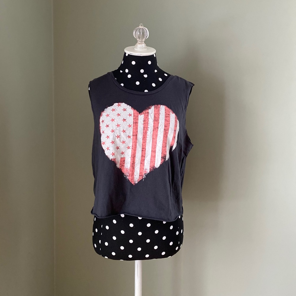 American Eagle Muscle Tank Crop Top